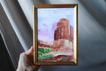 Canyonlands National Park Utah United States Of America North America watercolor Painting original framed